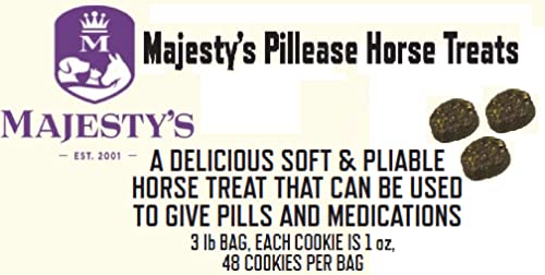 Majesty's PillEase wrap-around-pill illustrates secure pill administration during dosing.