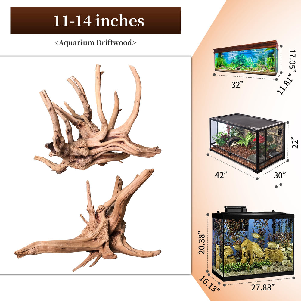majoywoo spider wood 11-14 inch branch promotes reptile climbing and enrichment