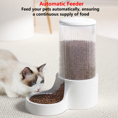 Makikuser Automatic Cat Feeder stainless steel bowl resists stains and cleans easily