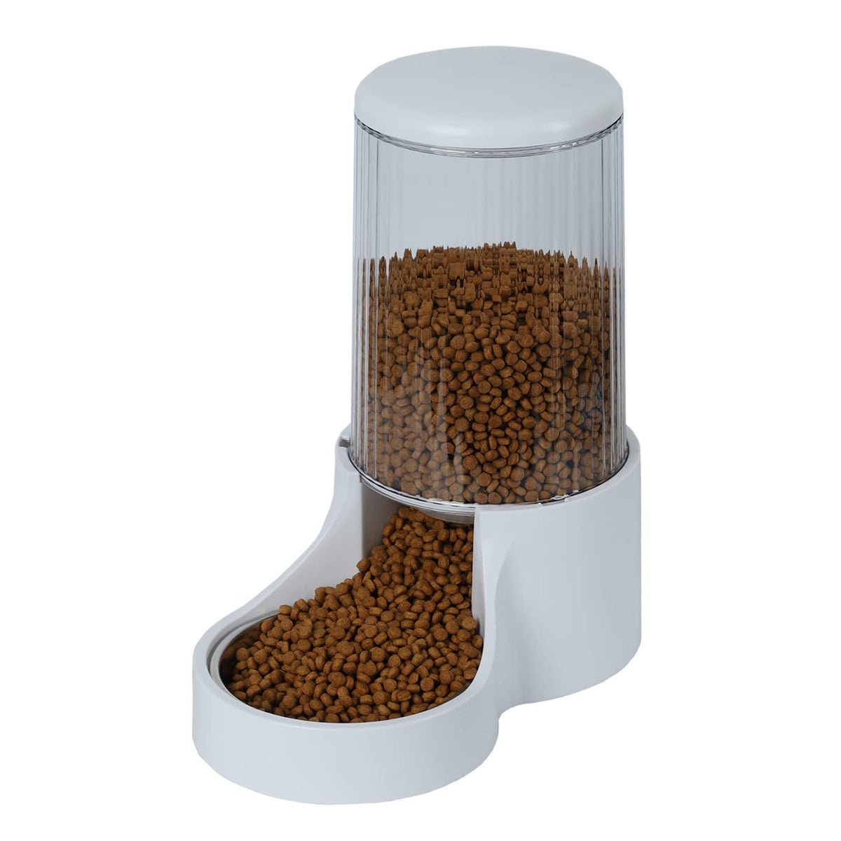 Makikuser Automatic Cat Feeder visible bottle for easy portioning and scheduling meals