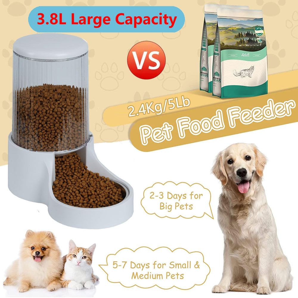 Makikuser Automatic Cat Feeder wide opening prevents overflow during refills