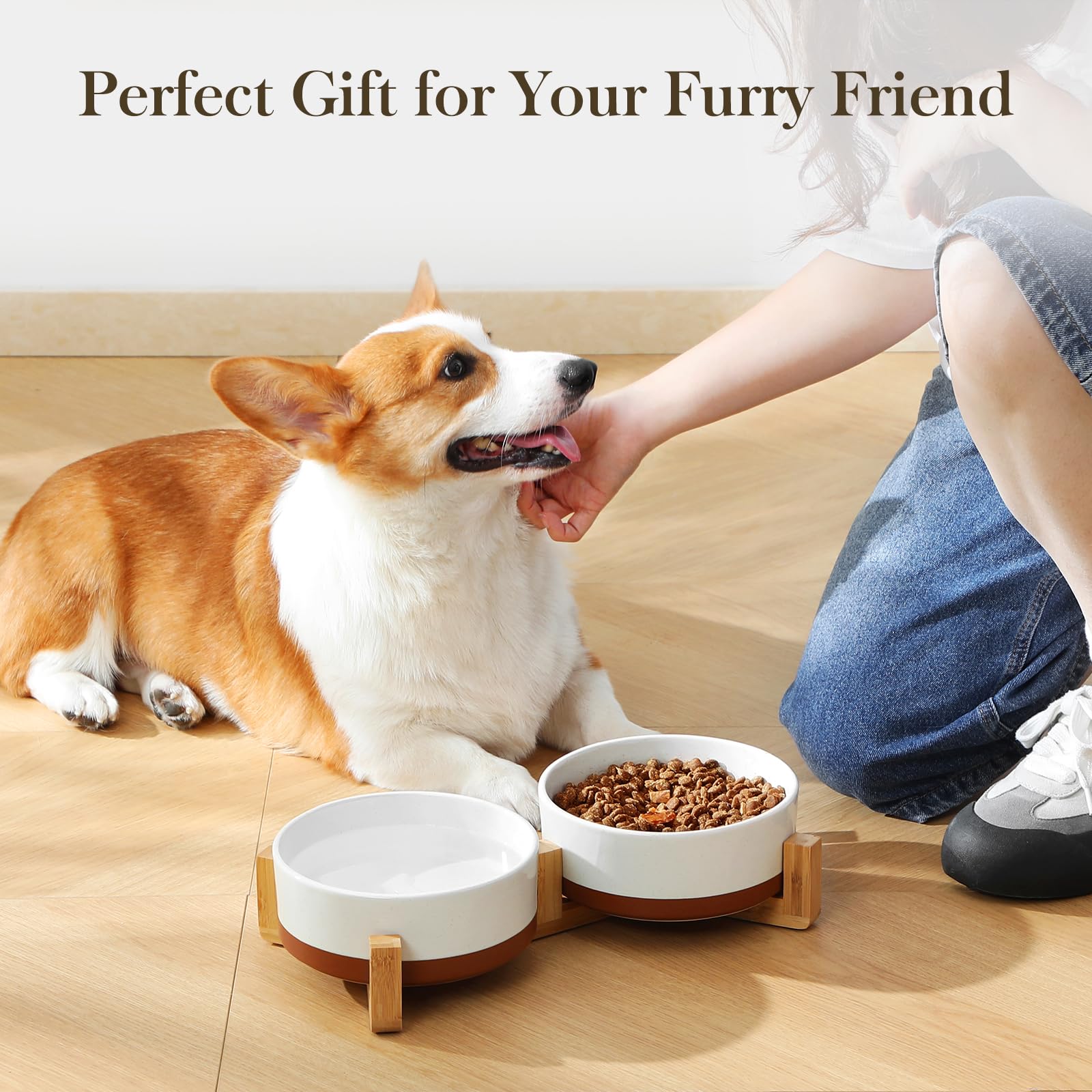MALACASA bowls with non-slip base prevent spills