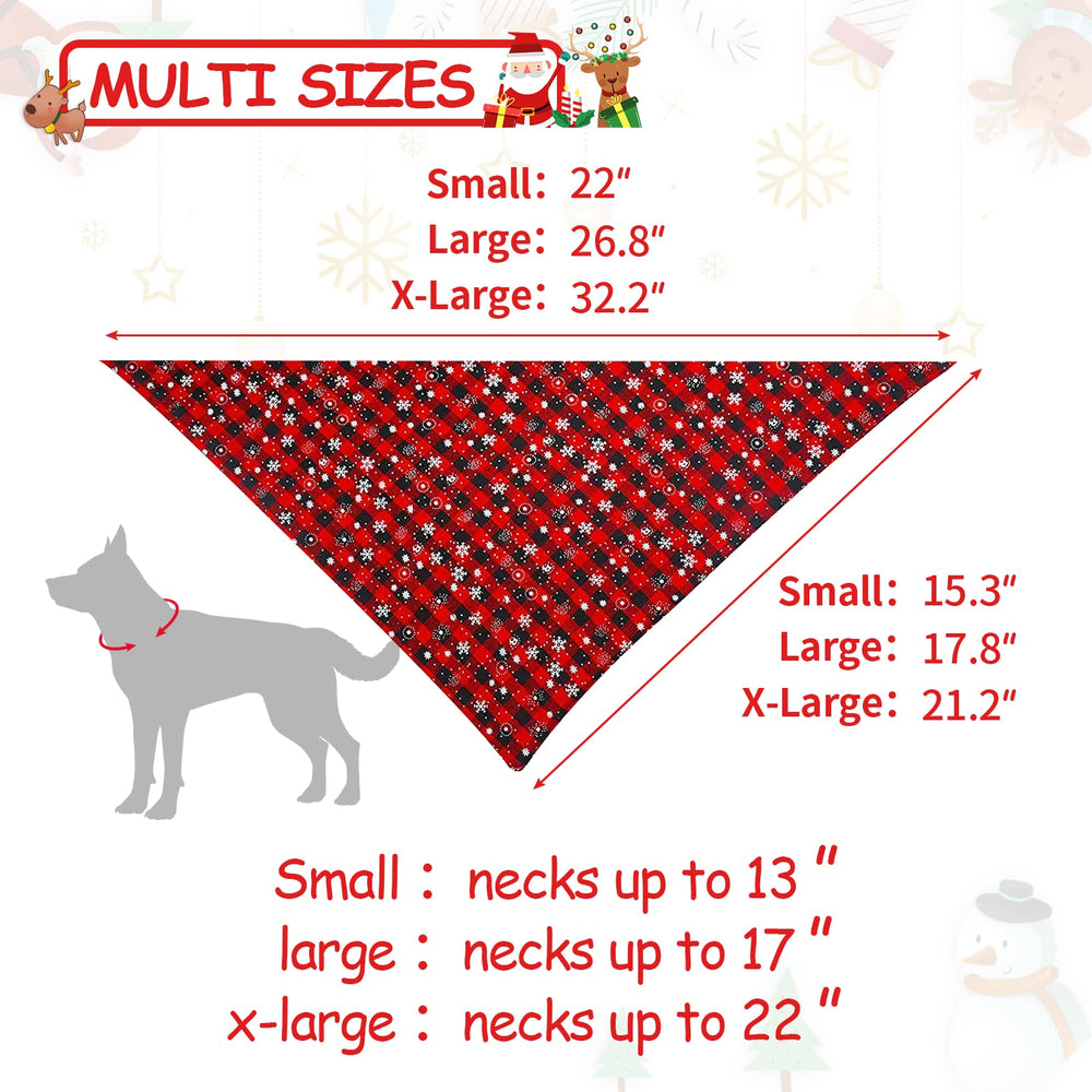 Malier bandana plaid snowflake detail green close up showing durable cotton style