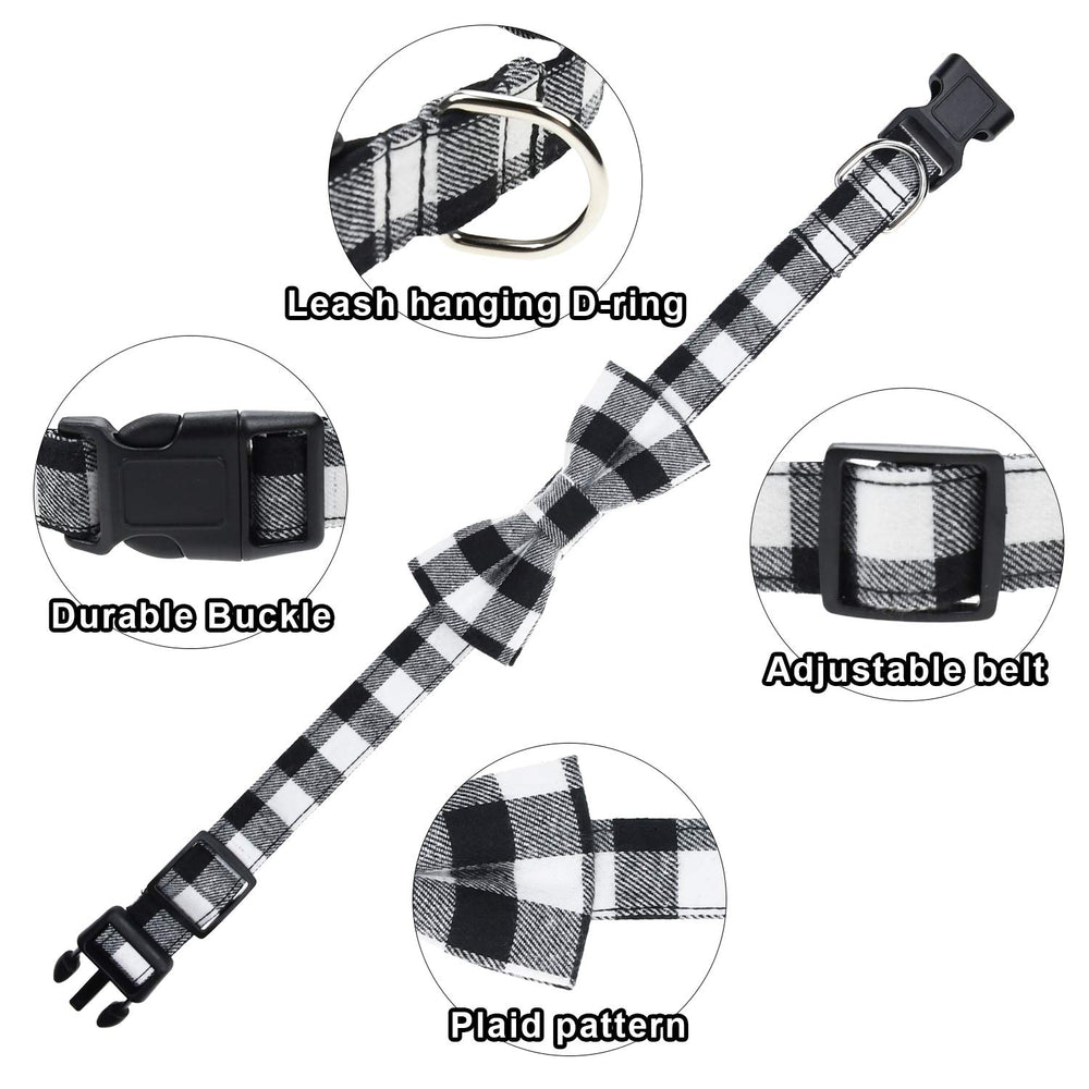 Malier detachable bow tie collar for versatile holiday looks