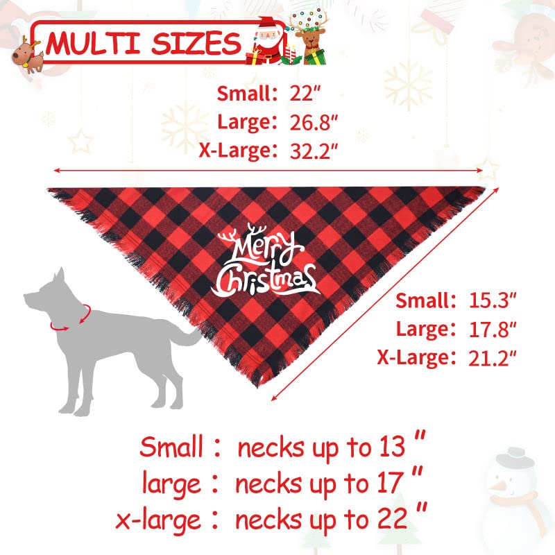 Malier dog bandana adjustable large size for a comfortable fit