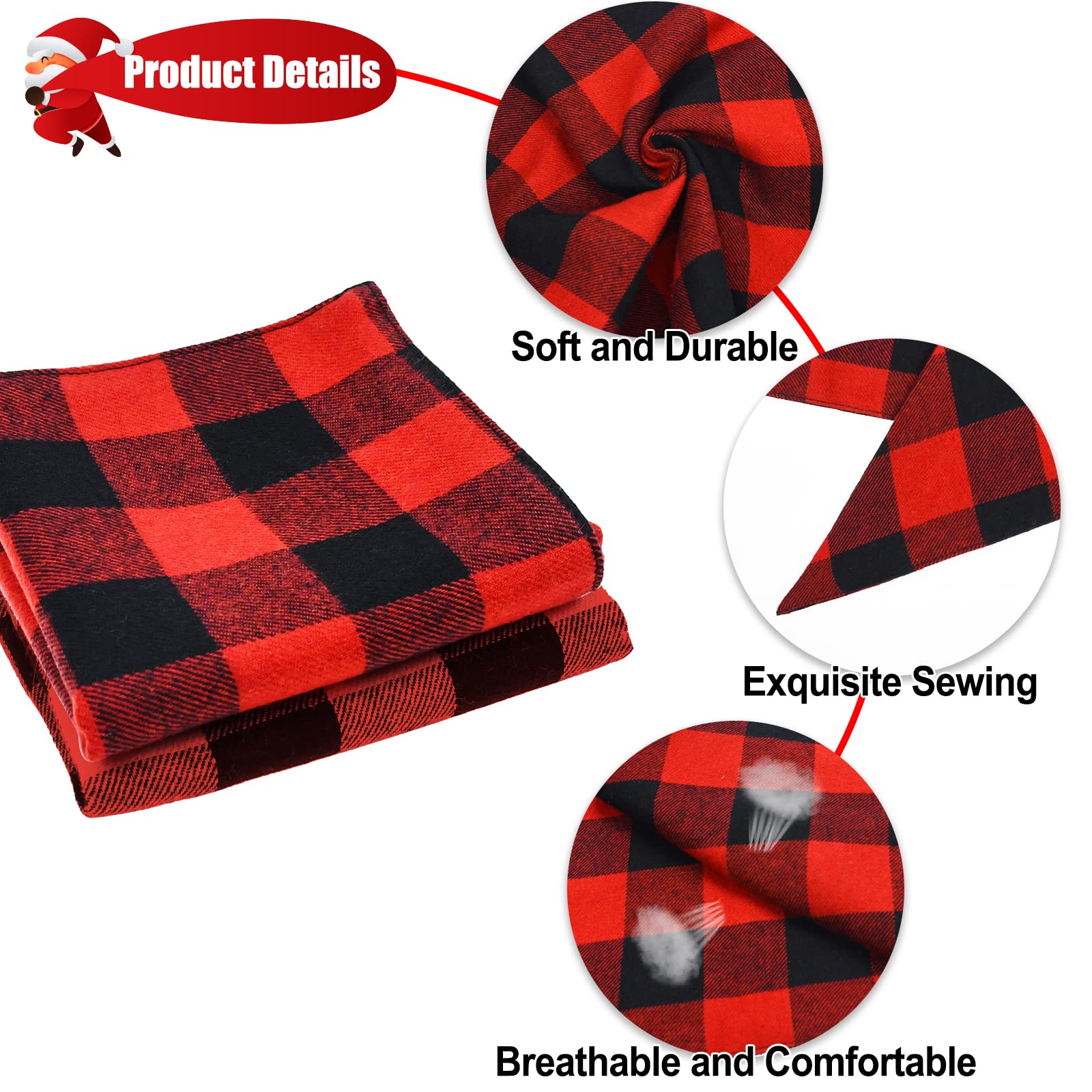 Malier dog-cat bandana worn in stylish holiday look for pets.
