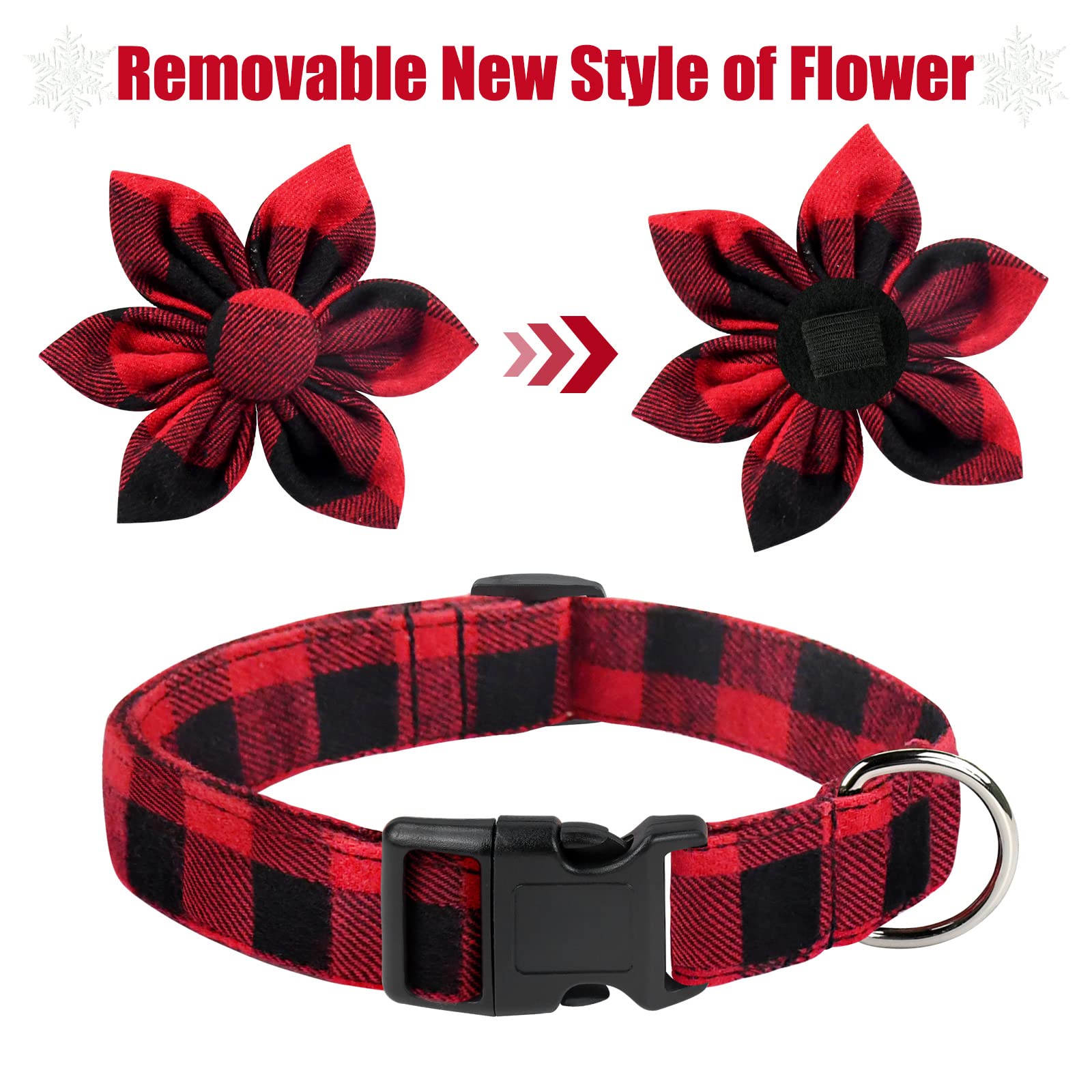 Malier dog collar size adjustable fits from small to large dogs