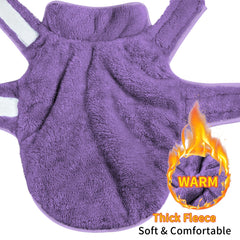 Malier dog winter coat reversible back view highlights dual-color style and full coverage
