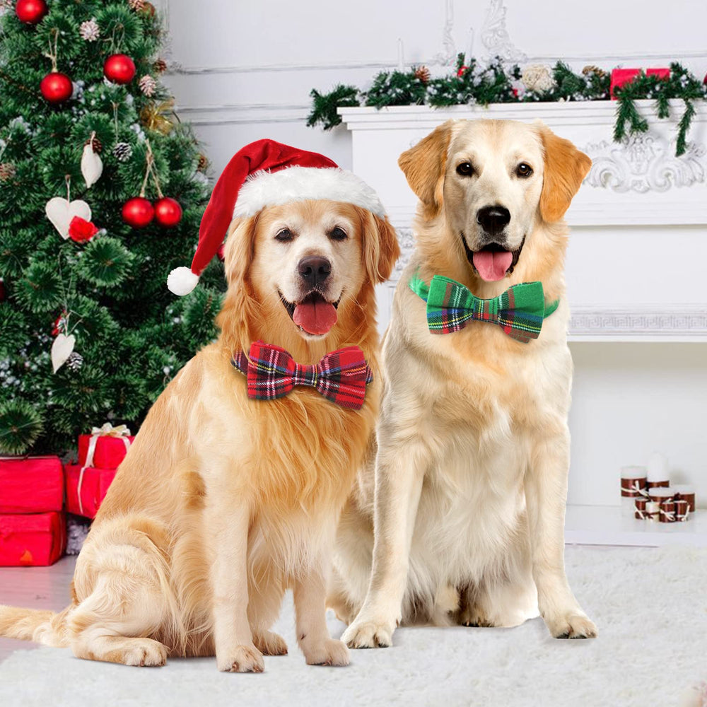 Malier plaid collar suitable for cats and dogs during festive occasions