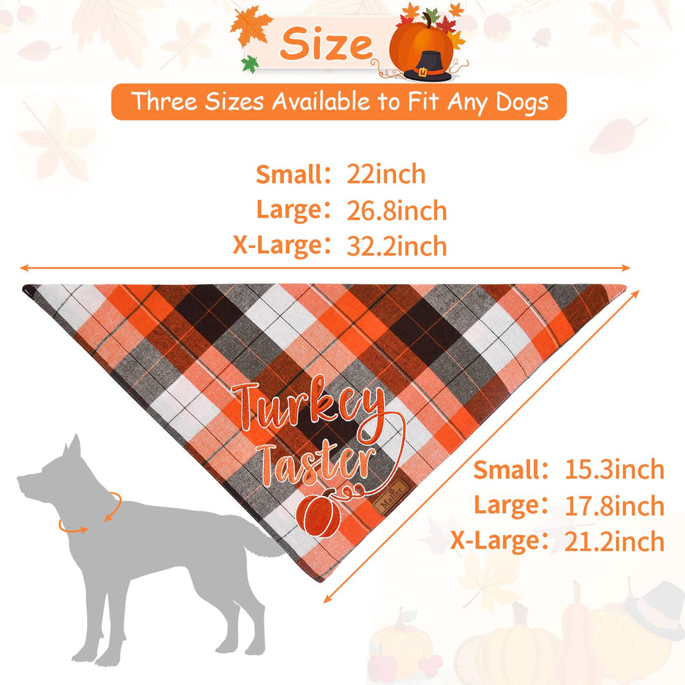 Malier Holiday Dog Bandana reversible-design offers versatile holiday looks.