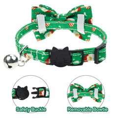 Malier two pack cat collar set with adjustable neck for growth