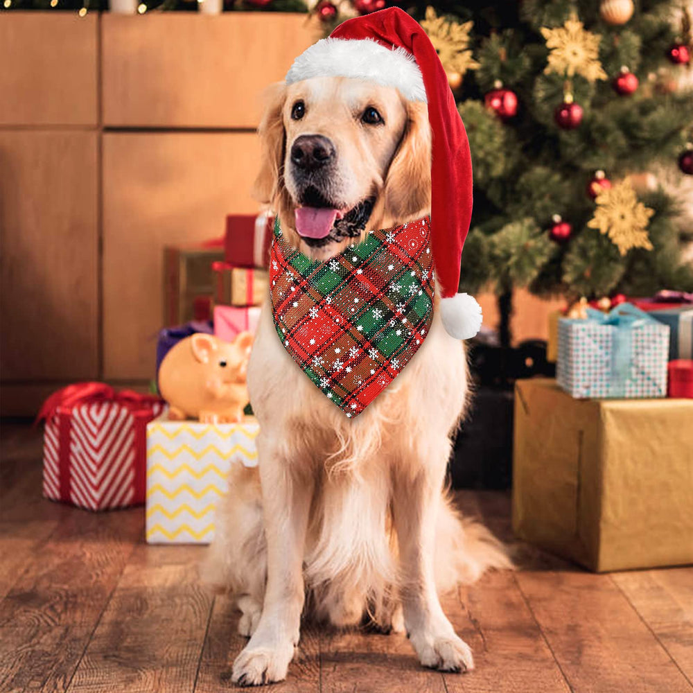 Malier two-pack set shown as holiday decor for pets and family photos.