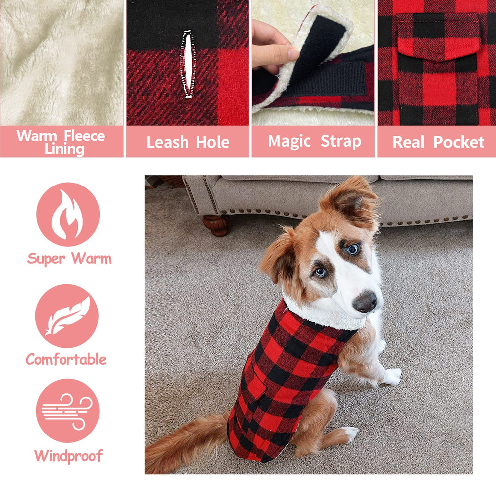 Malier coat leash hole back enables easy leash attachment during strolls