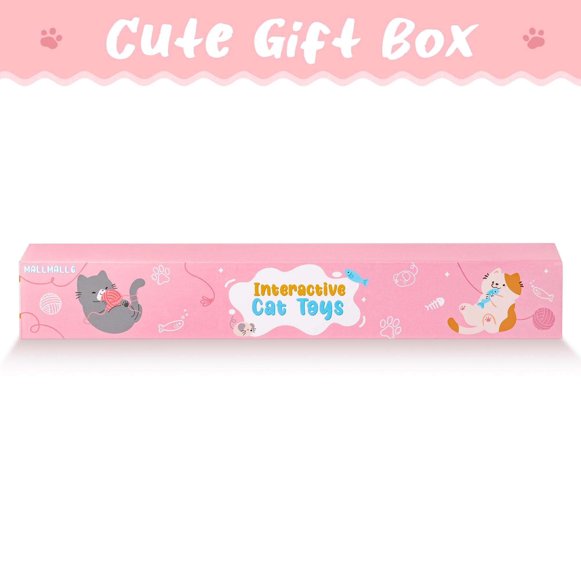 MALLMALL6 indoor cat toy set enables versatile enrichment