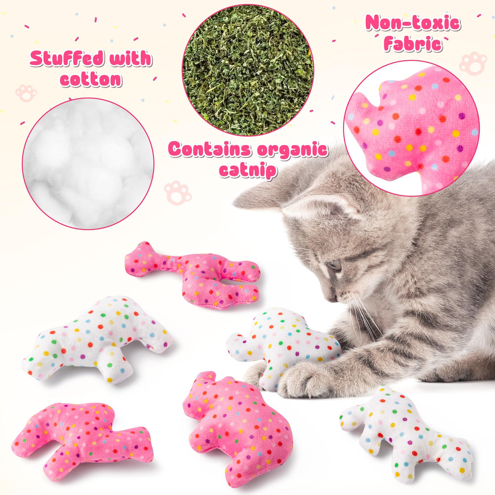 MALLMALL6 safe durable materials catnip toy with non-toxic and odorless construction.