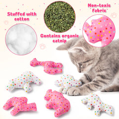 MALLMALL6 safe durable materials catnip toy with non-toxic and odorless construction.