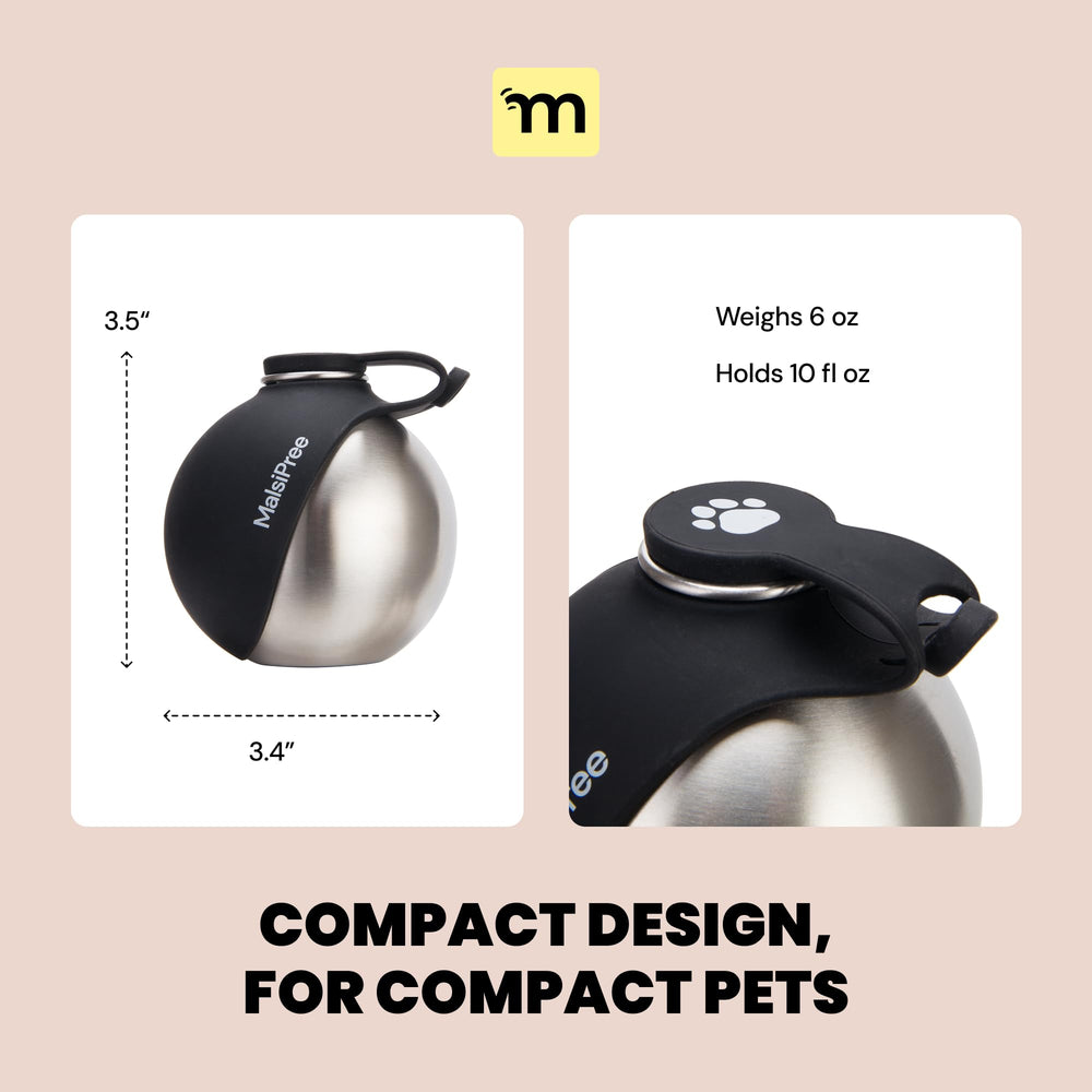 MalsiPree BPA-free stainless steel construction ensures safe, durable hydration gear.