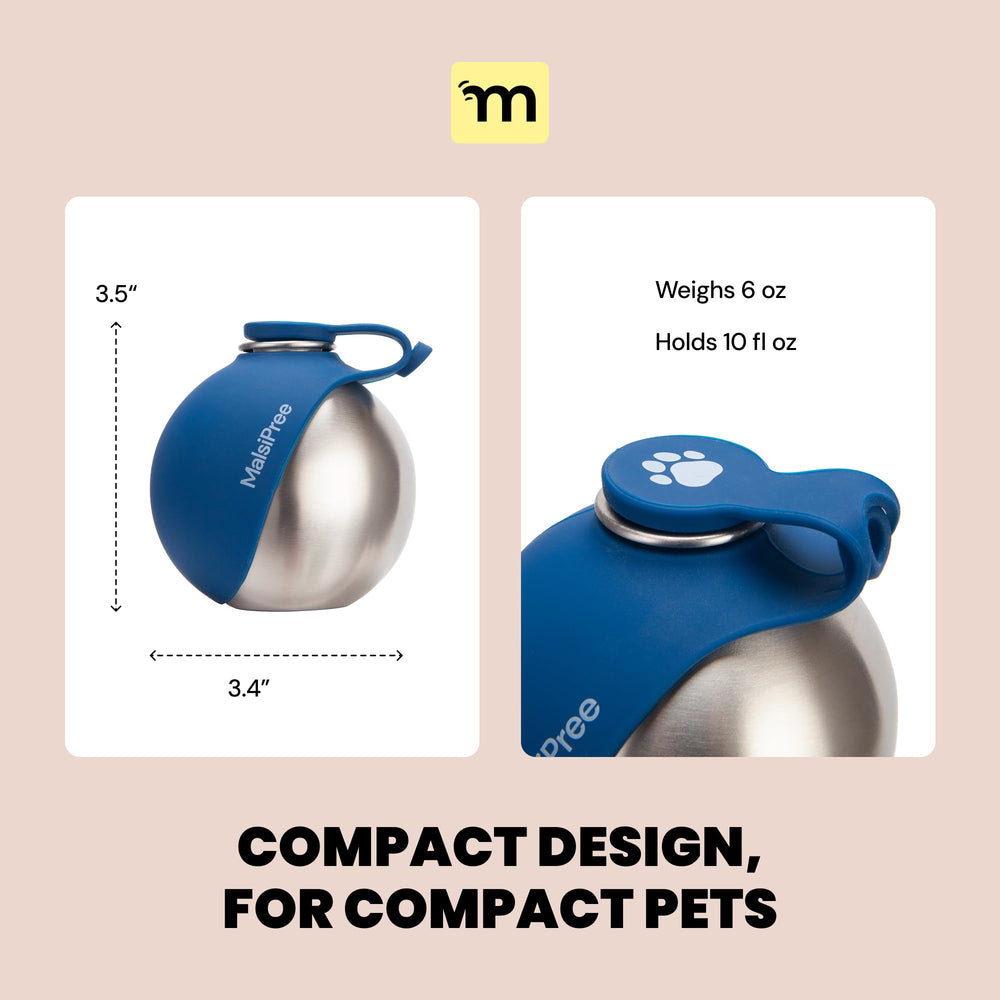 MalsiPree insulated-water-navy keeps water refreshing after hikes