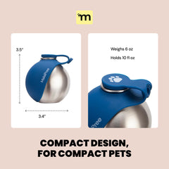MalsiPree insulated-water-navy keeps water refreshing after hikes