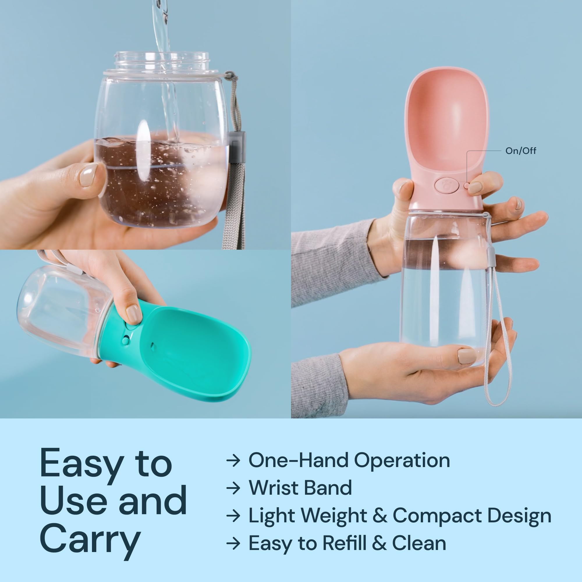 MalsiPree lid-and-bowl integration simplifies sharing water