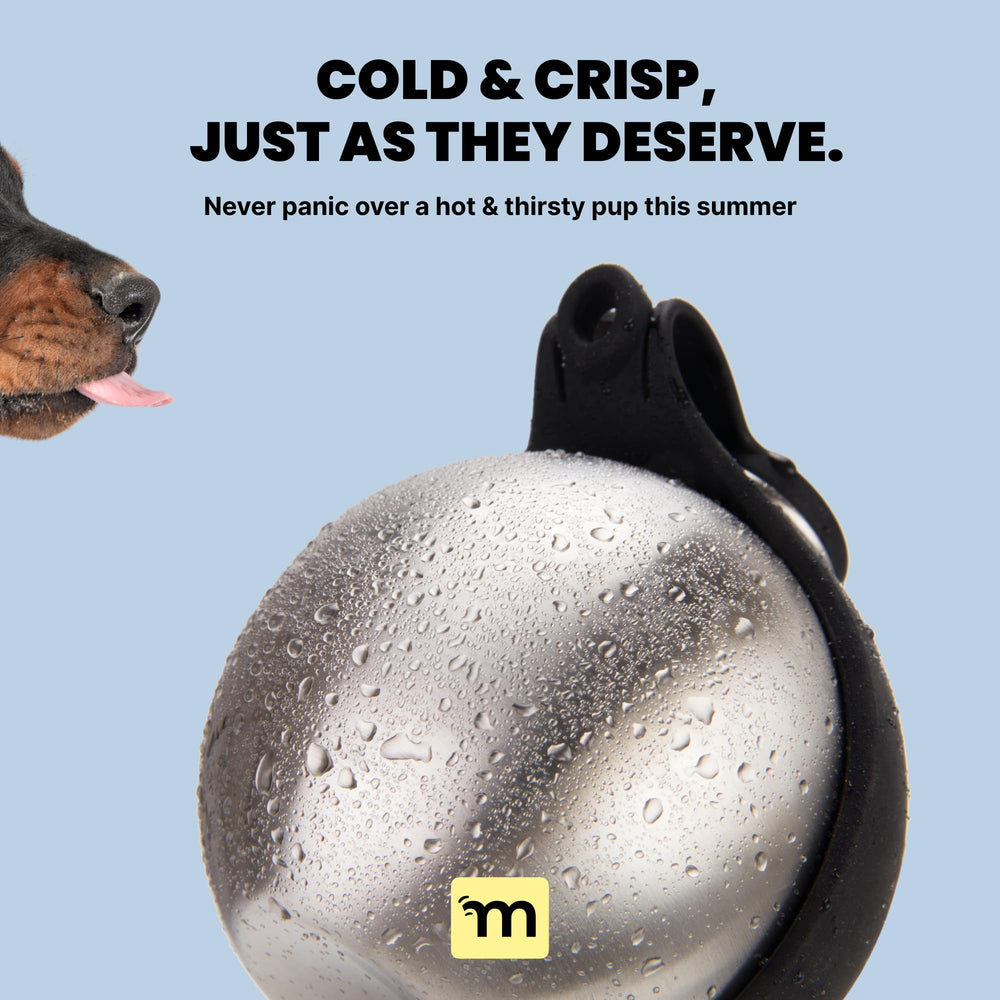 MalsiPree round brushed steel finish adds a sleek, durable look.