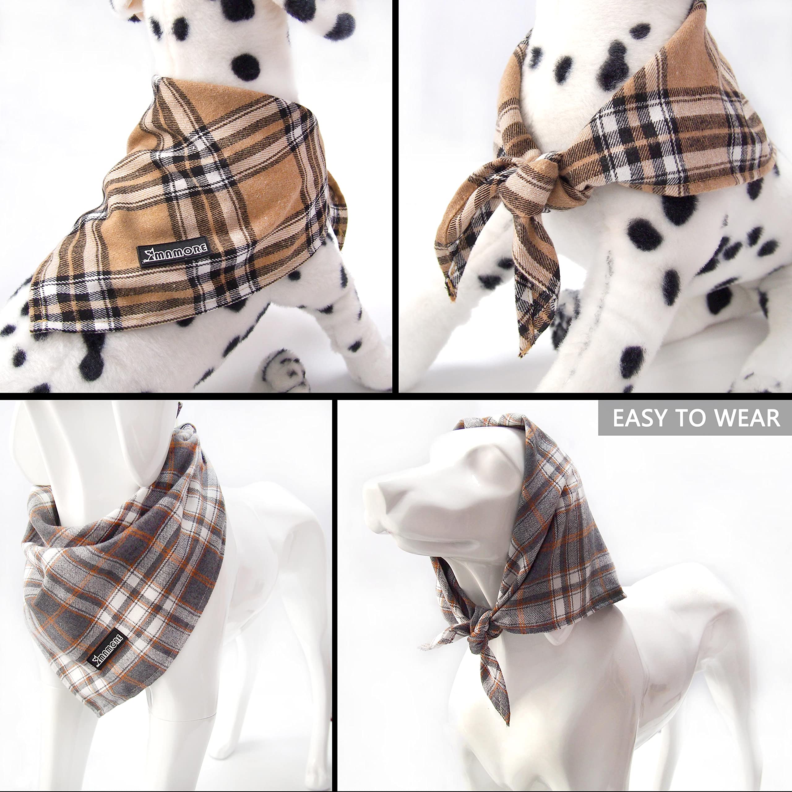 MAMORE folded-light khaki bandana sample highlights compact, travel-friendly style