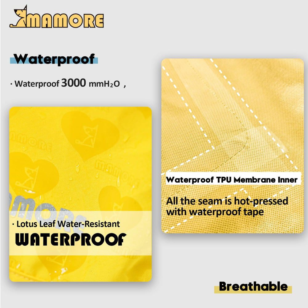 MAMORE waterproof leash hole lets you attach a leash conveniently.
