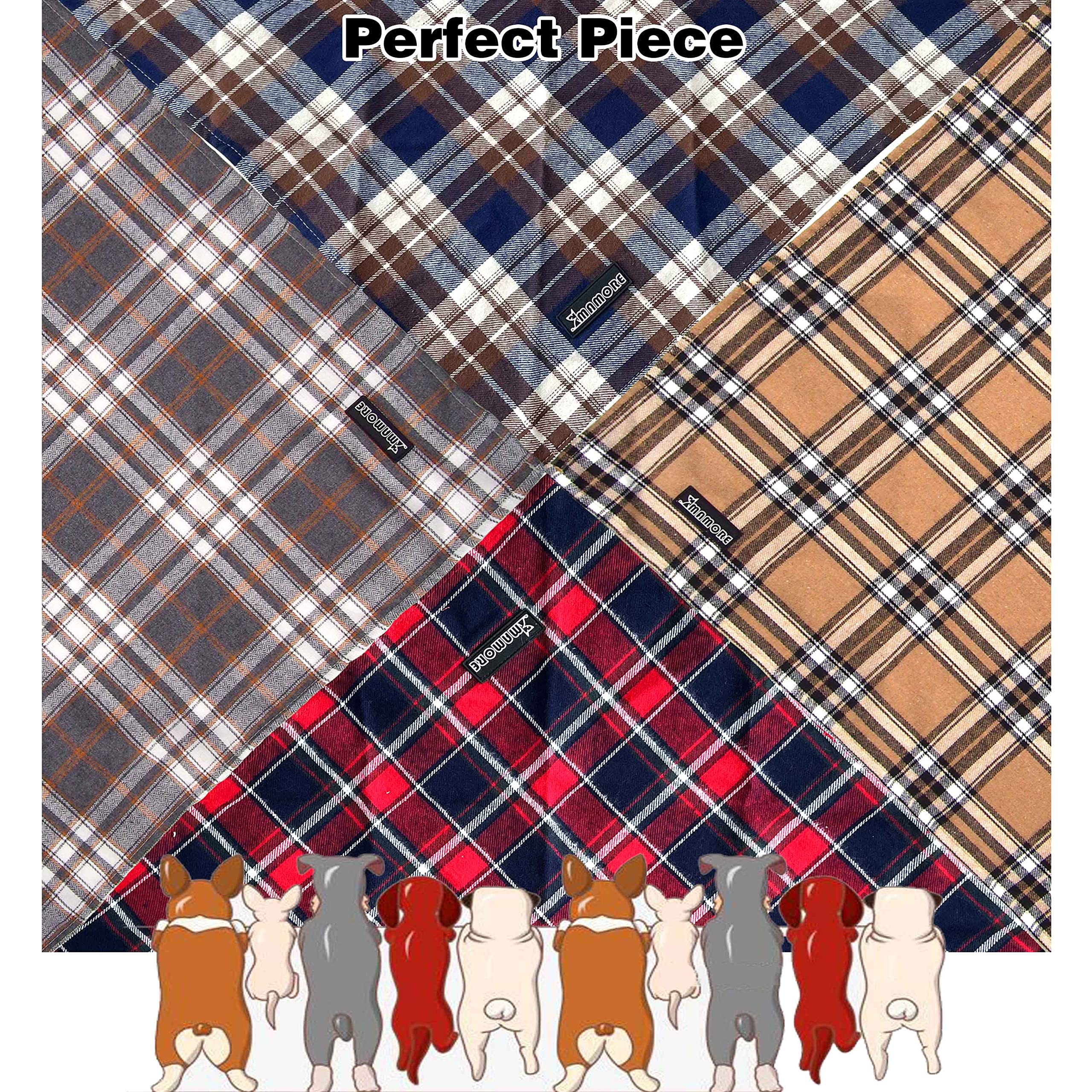 MAMORE pet-bandana photos dress-up scene demonstrates charming look for photos