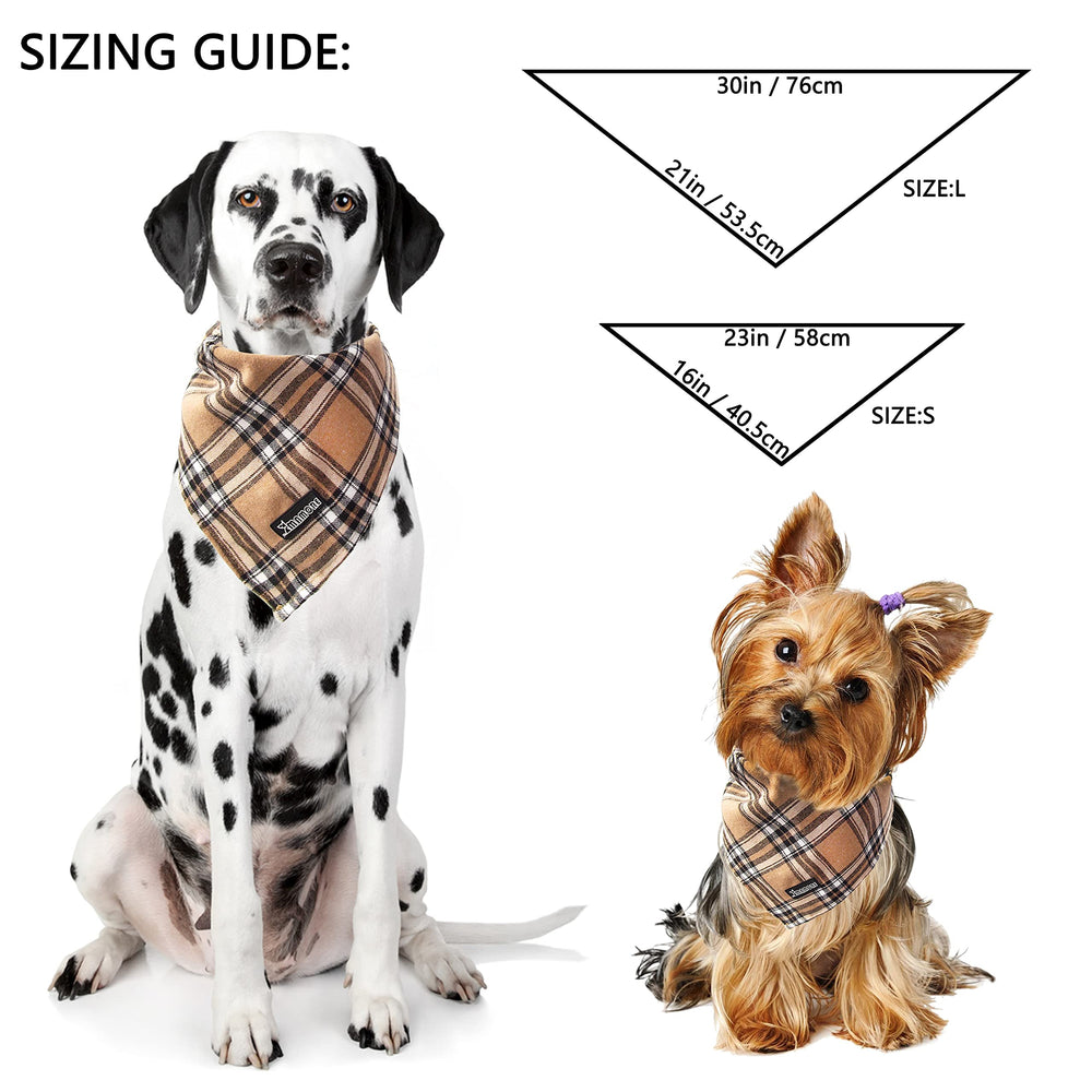 MAMORE triangle adjustable bandana neck view demonstrates easy-fit design for dogs