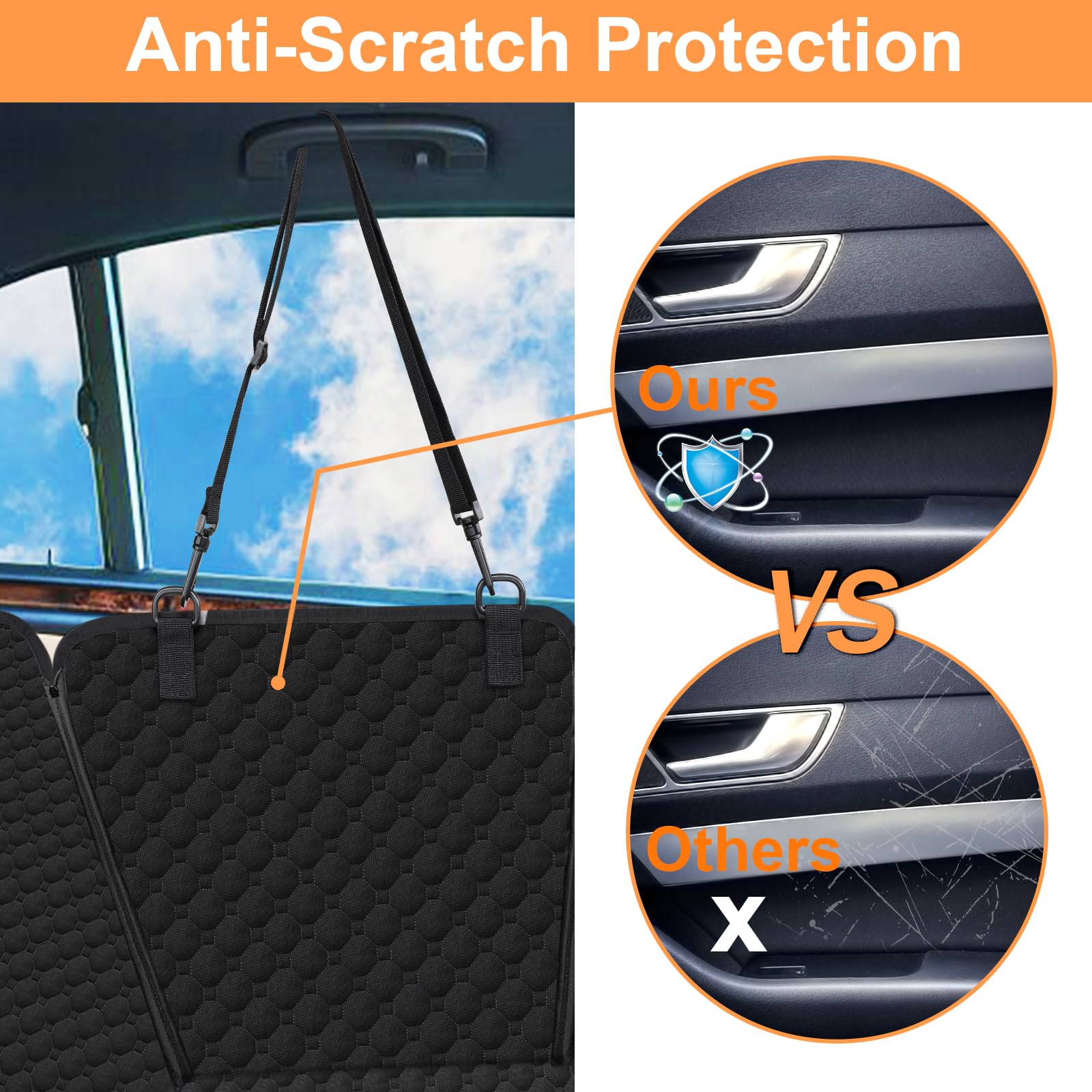 Mancro 600D material closeup highlights durability and waterproof performance.