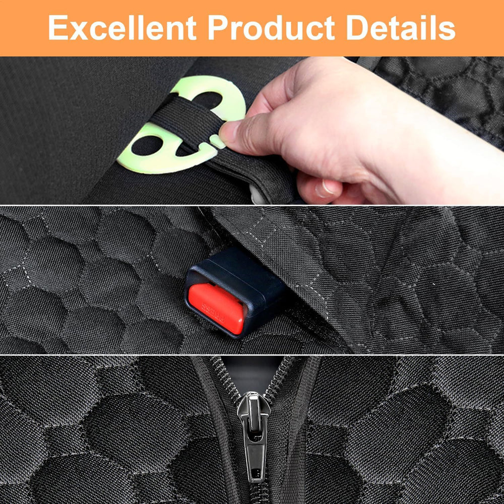 Mancro dog hammock easy to install and quick to wipe clean