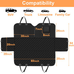 Mancro seat cover buckle and zipper secure side flaps