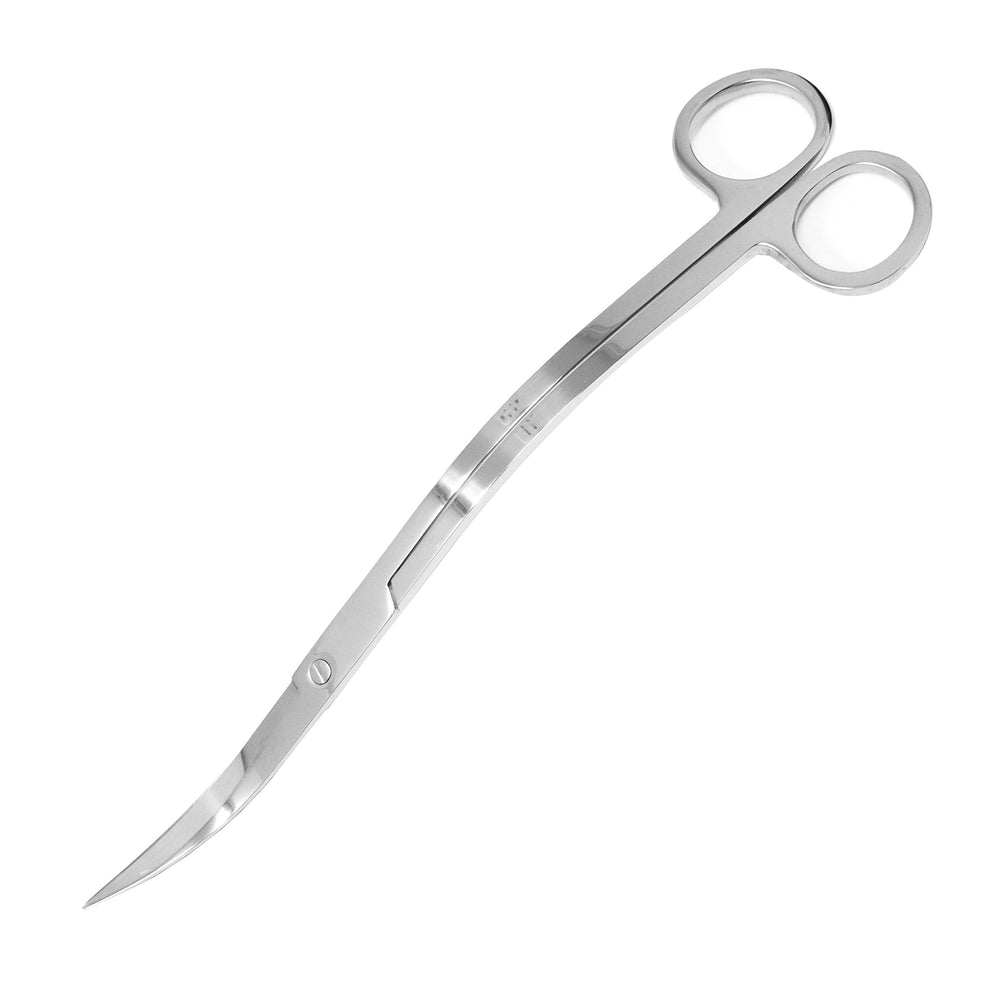 Mandala Crafts aquarium scissors with ergonomic grip support smooth, controlled cuts in tight corners.