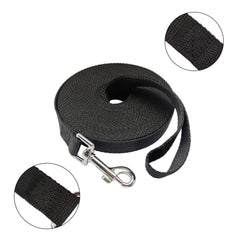 MANDAO nylon training leash 30ft with swivel clip enhances tangle-free control.