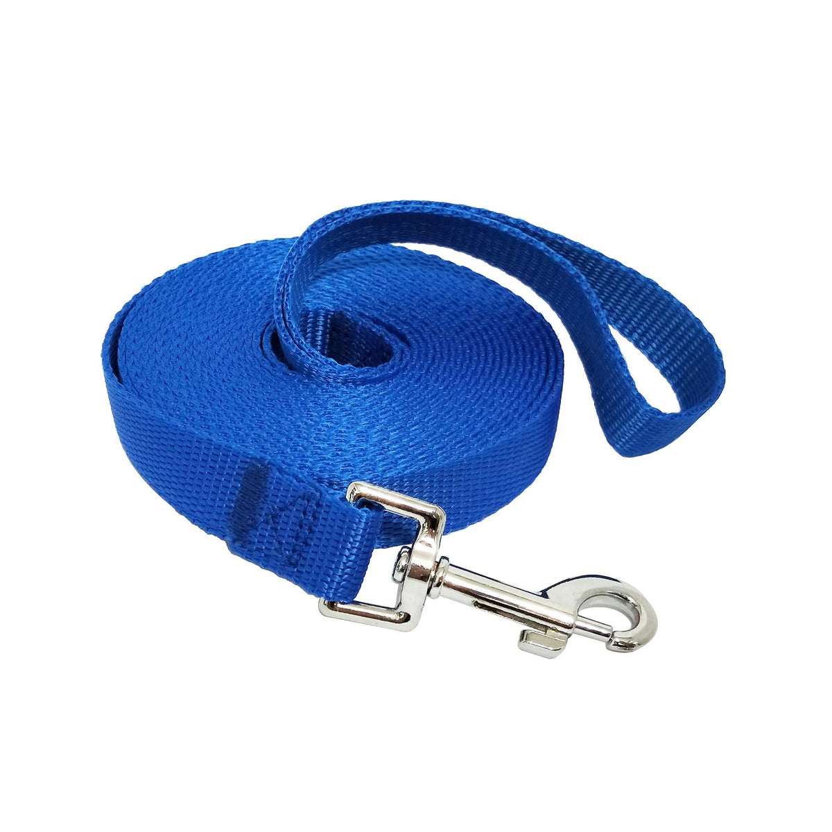 MANDAO nylon training leash blue 15ft extended for comfortable exploration