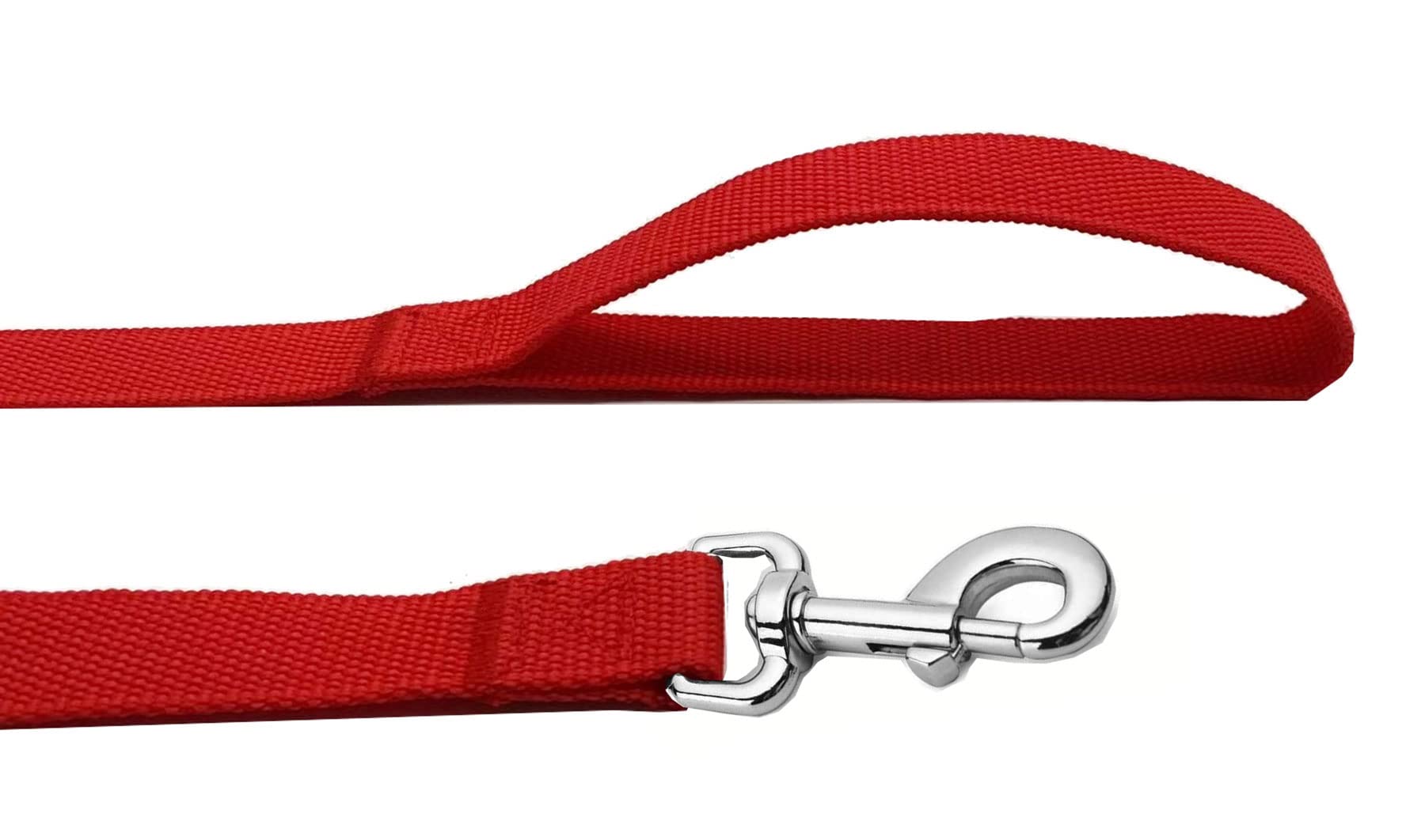 MANDAO 6ft red leash offers extra room for sniffing while staying secure