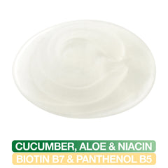 Mane 'n Tail cucumber aloe shampoo lather emphasizing refreshing cleanse and cooling sensation.