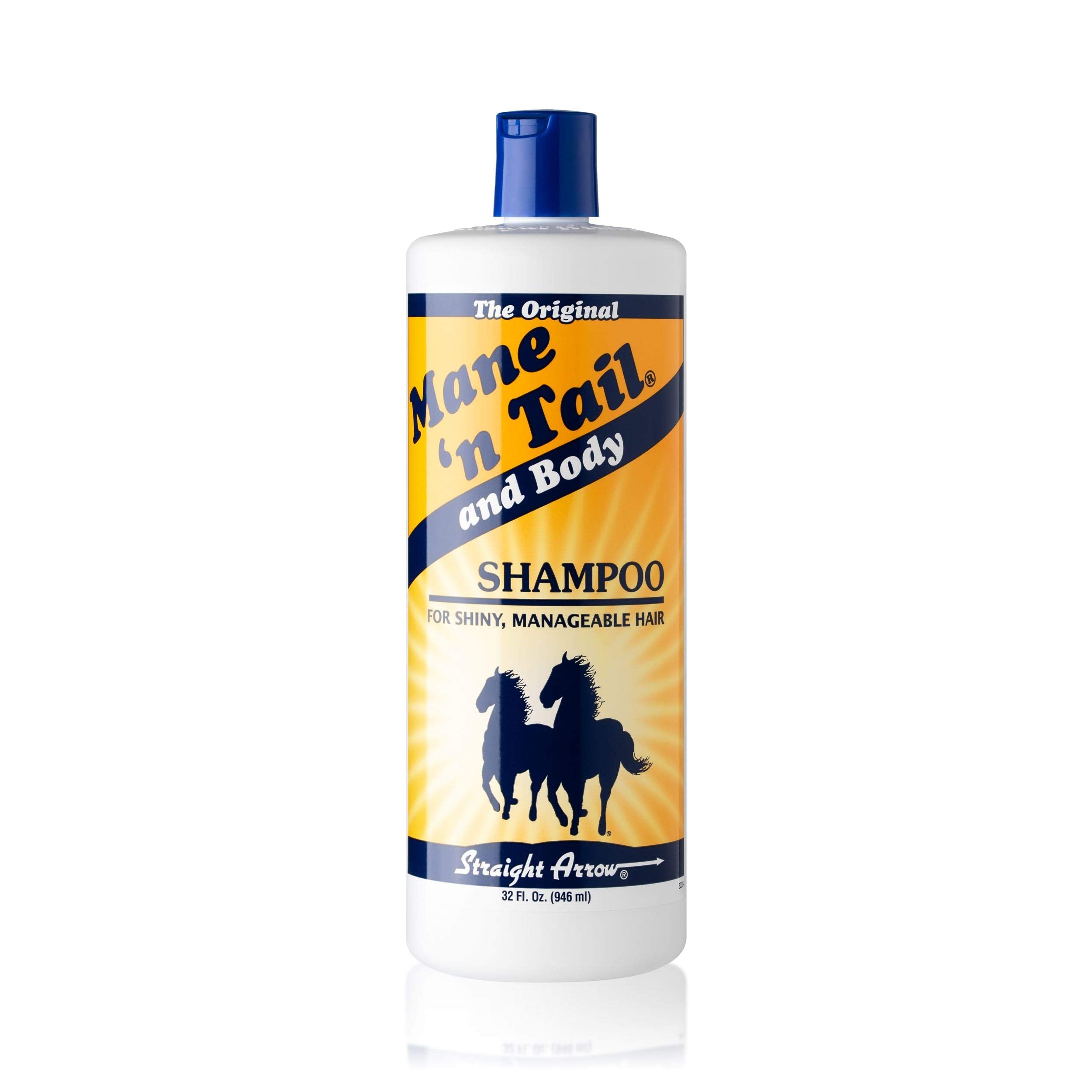 Mane 'n Tail shampoo bottle pour for easy application and deep cleansing.