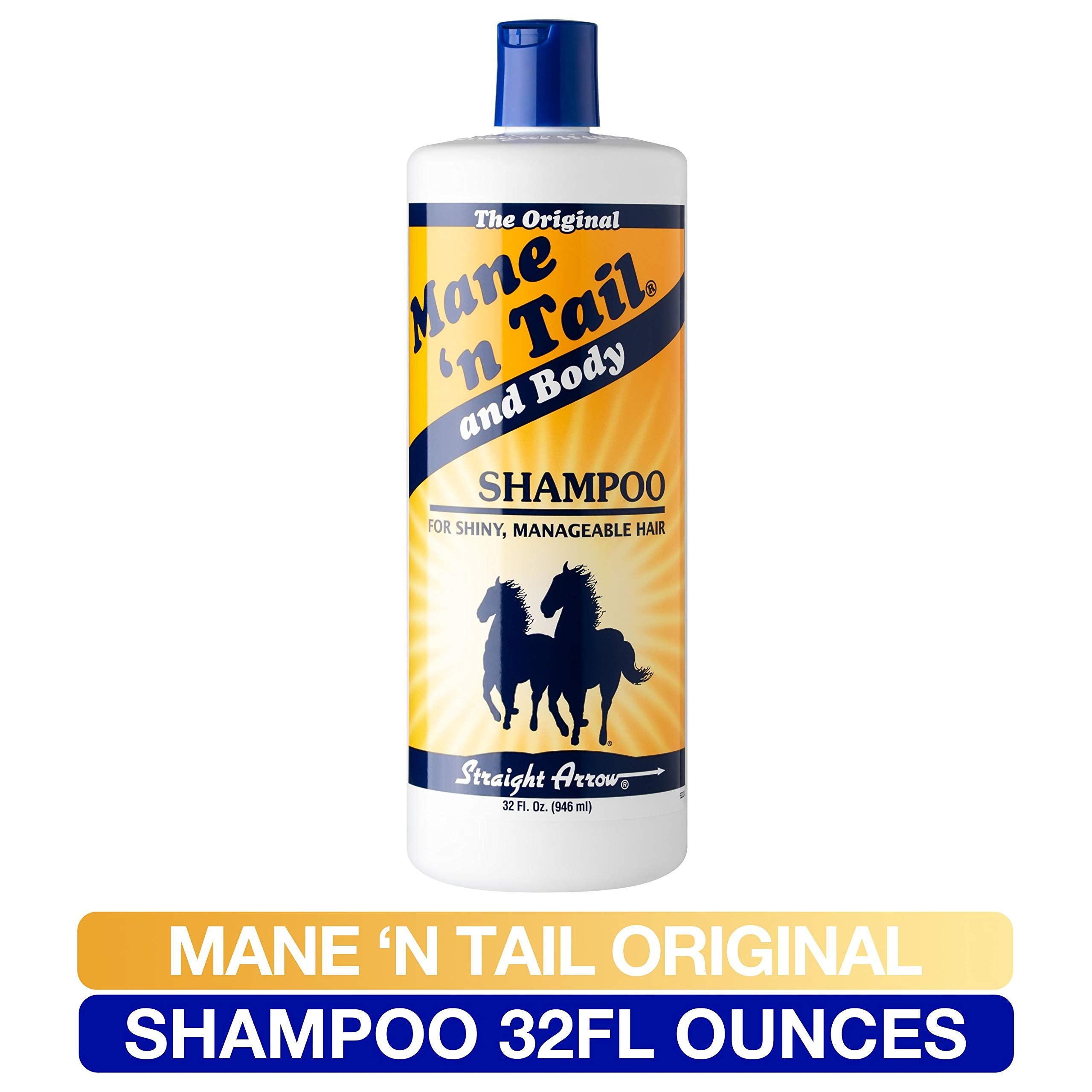 Mane 'n Tail shampoo coat-shine-action highlights conditioning and shine.