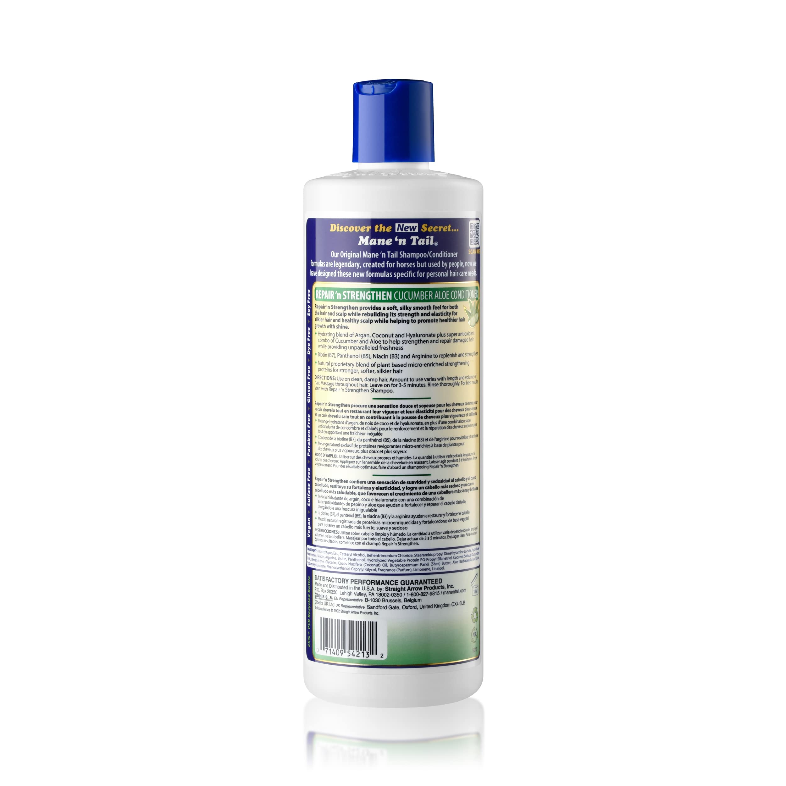 Mane 'n Tail silky-hair after-use image showing healthy shine and bounce.