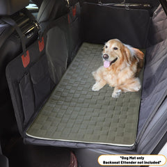 Manificent non-slip pet bed mat soft foam core adds cozy comfort for dogs on the go.