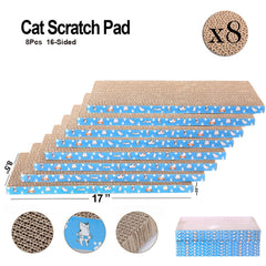 Mankaide recyclable cardboard material highlights eco-friendly scratching