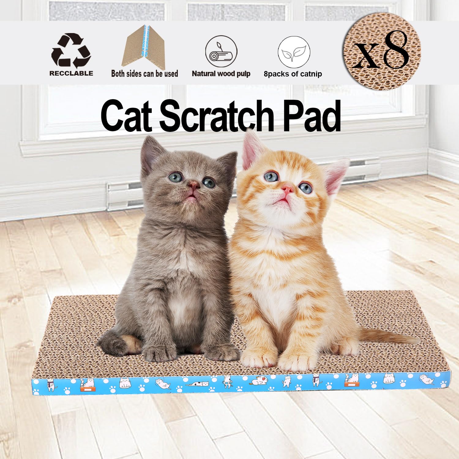 Mankaide scratch pad size 17 x 8.3 inches fits compact spaces