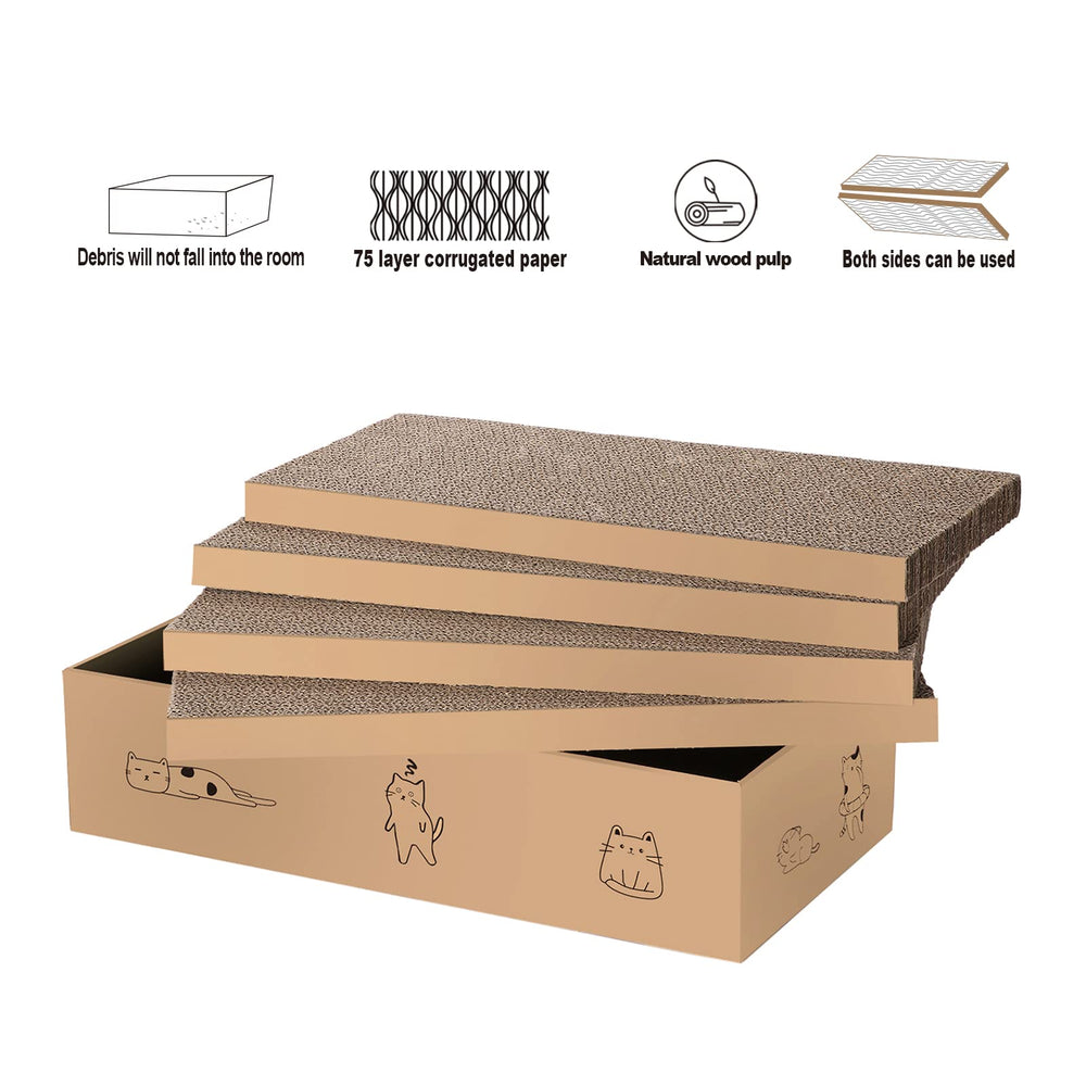 Mankaide included catnip adds interest and interactive play opportunities.