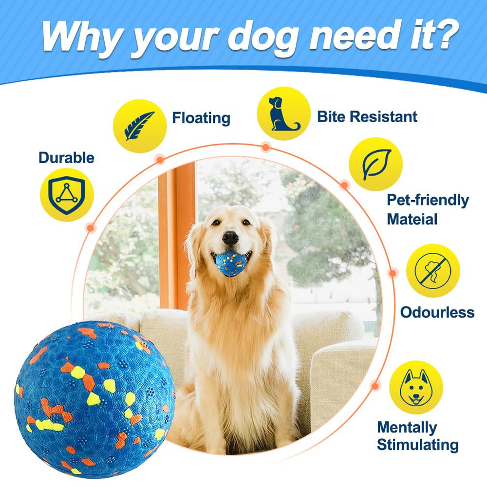 Mankoda Dog Balls colorful-multipack image highlights vibrant colors that invite play.