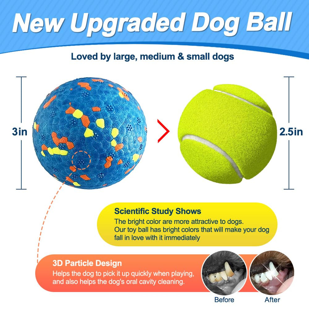 Mankoda Dog Balls durable ETPU rubber resists aggressive chewing.