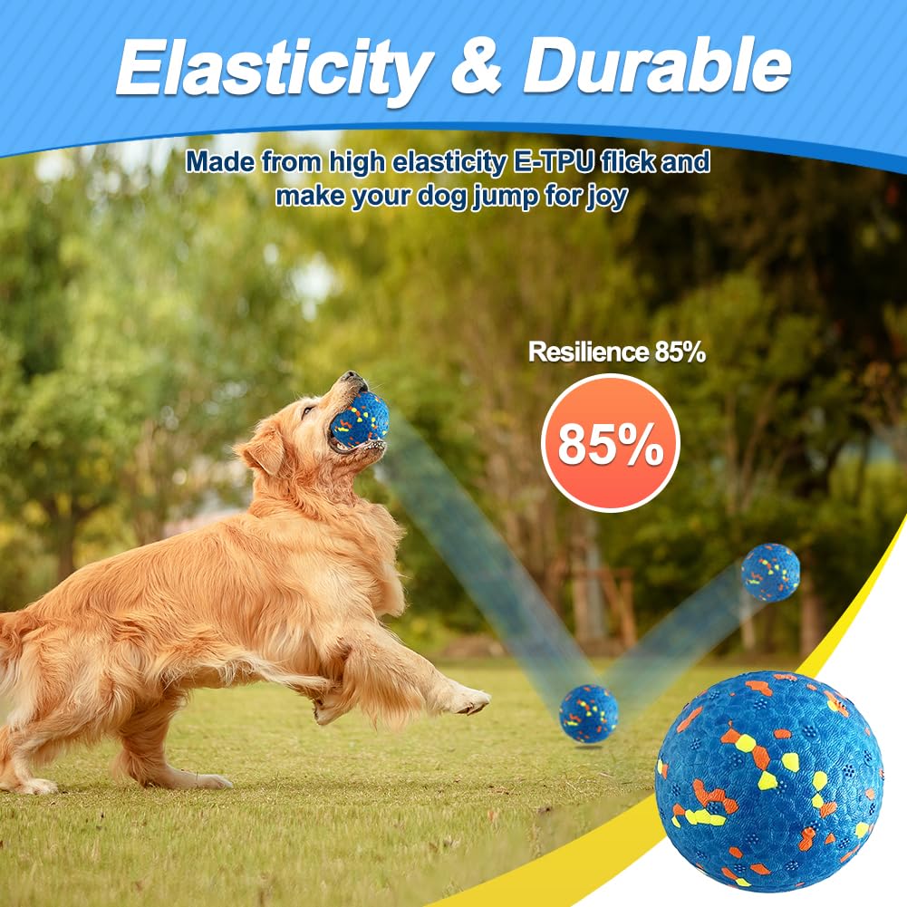 Mankoda Dog Balls floating-water-toy image shows buoyant fetch potential in water or on land.