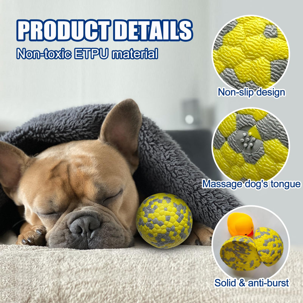 Mankoda dog balls float on water for easy retrieval in pools or lakes