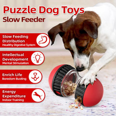 Mankoda dog puzzle ball green side view promoting slow feeding and enrichment.