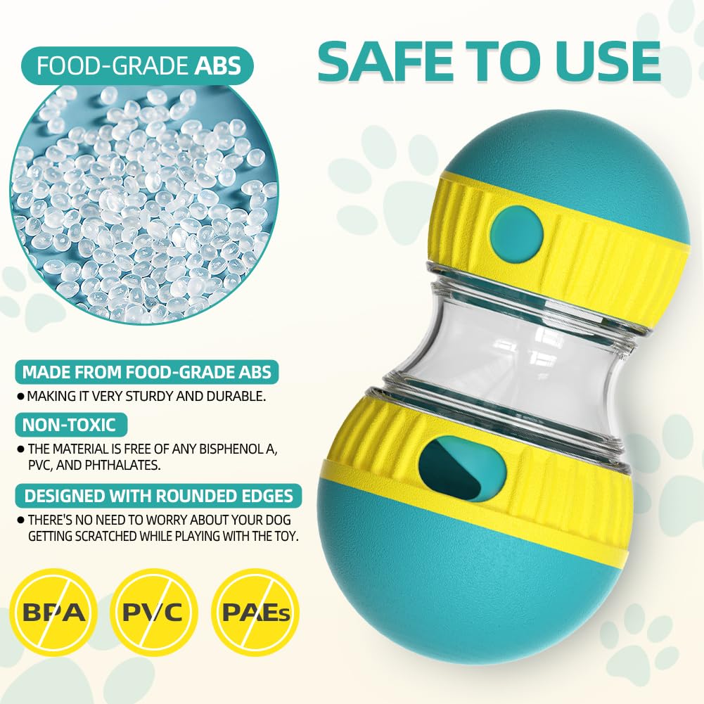 Mankoda dog puzzle toy durable ABS materials ensure safe, long-lasting enrichment.